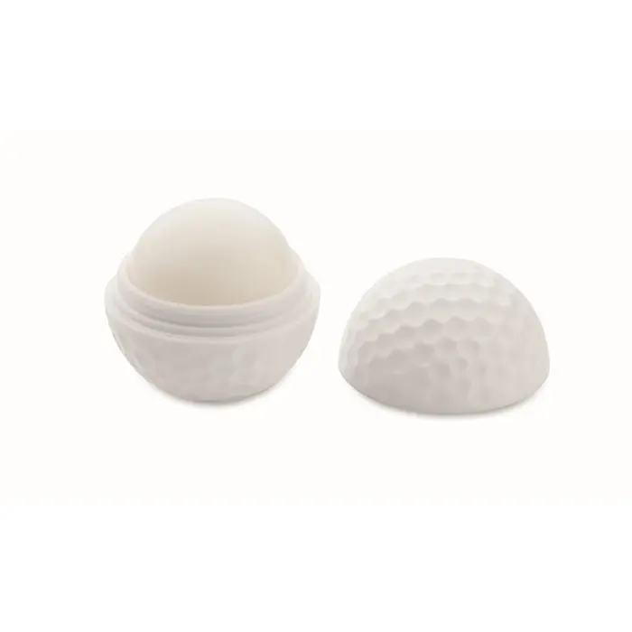 Weißer Golf-Lippenbalsam im Golfball-Design - Schützt & Pflegt, Sportliches Accessoire