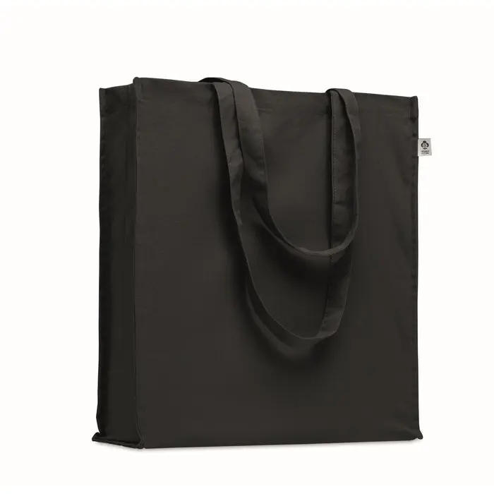 Entdecken Sie die Einkaufstasche Organic Cotton BENTE COLOUR – schwarz, stilvoll und nachhaltig