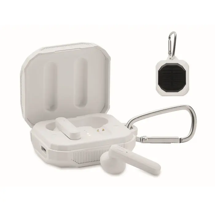 ARONOS Solar TWS Ohrhörer-Set - Strahlend Weiß