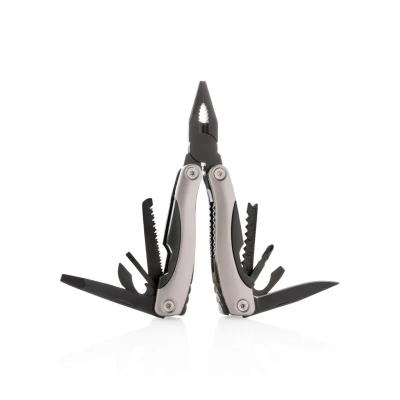 Vielseitiges Hartgriff Multitool - Schwarz/Grau: Praktisch, Robust, Kompakt für Alltag und Outdoor