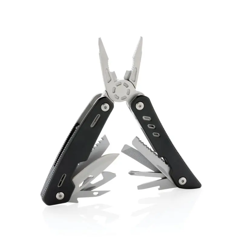 Robustes Solid Multitool - vielseitiges, schwarzes Multifunktionswerkzeug für Outdoor und Alltag