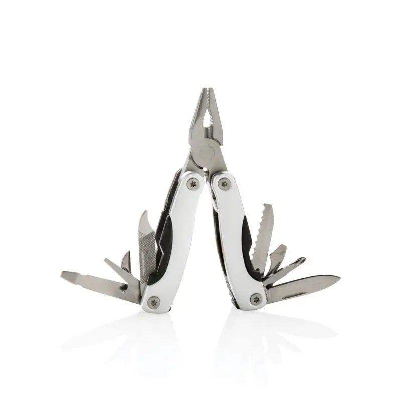 Mini Multitool in Silber-Schwarz - Kompakt & Vielseitig für den Alltag