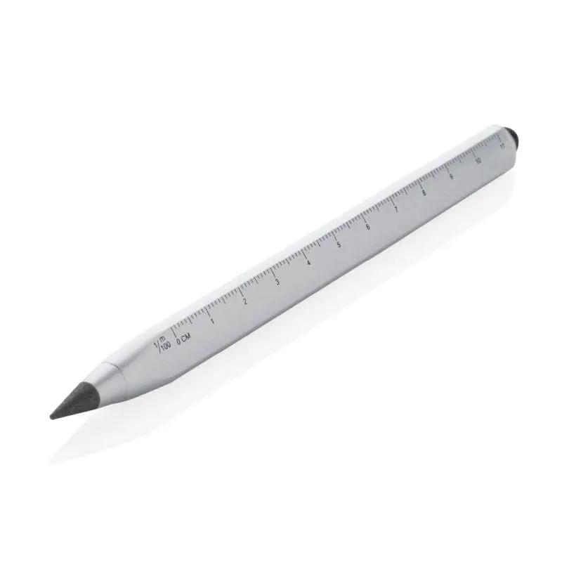 Eon Unendlicher Vielseitiger Stift aus RCS-recyceltem Aluminium - Silber