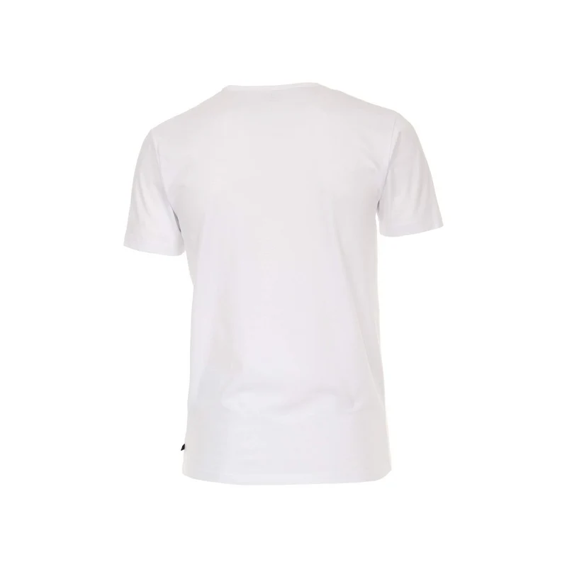 Casa Moda V-Kragen T-Shirt weiß
