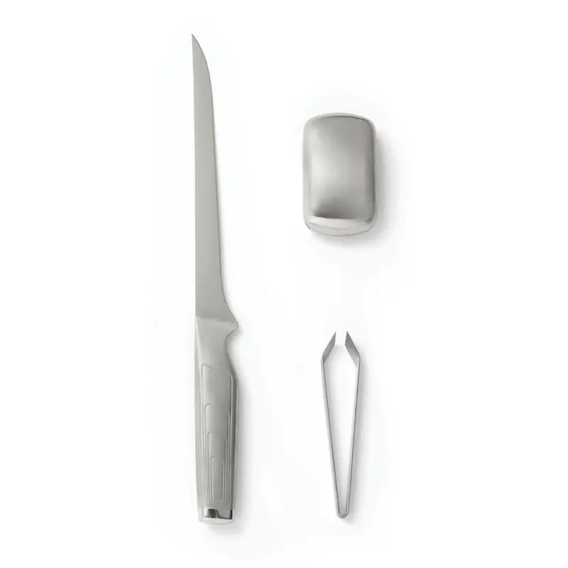 VINGA Hattasan Filetier-Set - Silber Premium Filiermesser für präzises Arbeiten