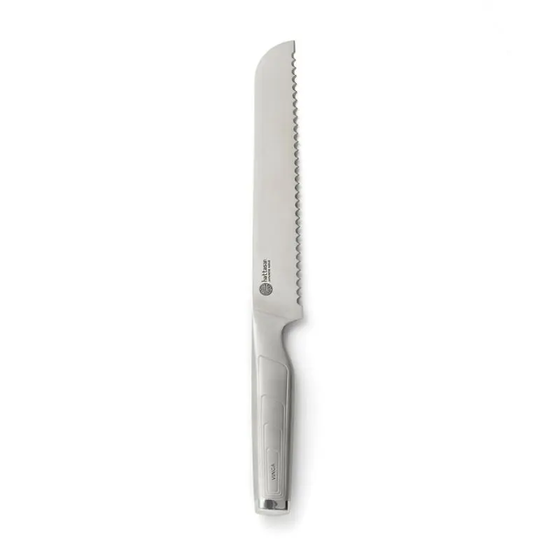 VINGA Hattasan Brotmesser - Silber Premium Edelstahlmesser für präzises Schneiden