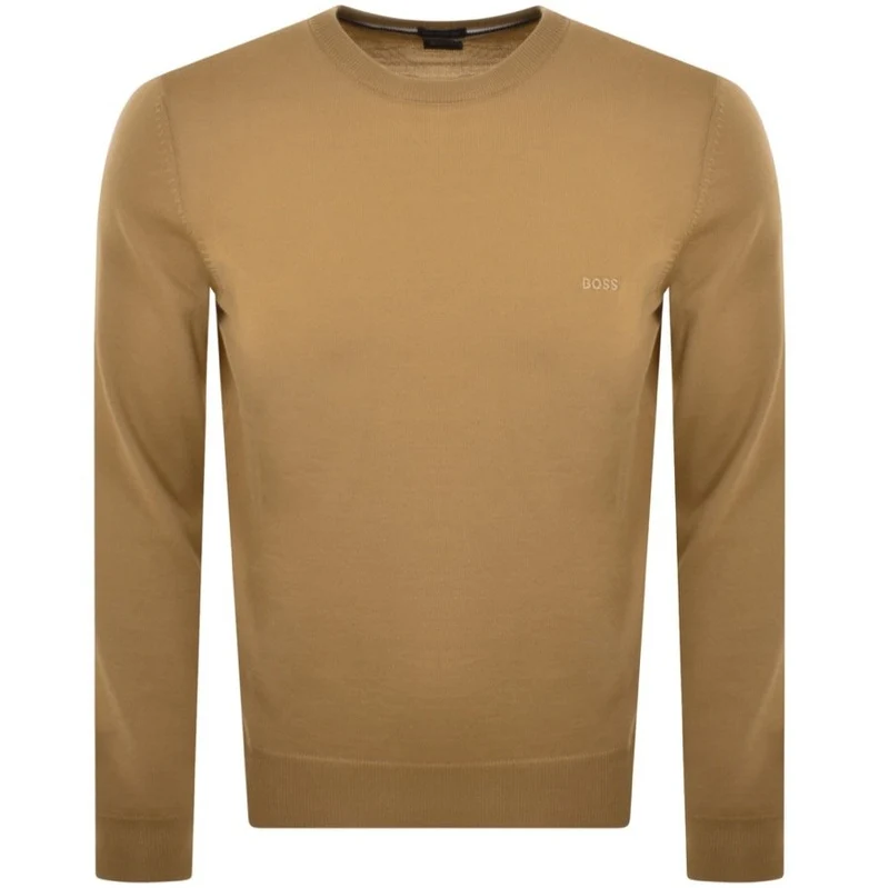 Hugo Boss Rundhalspullover beige