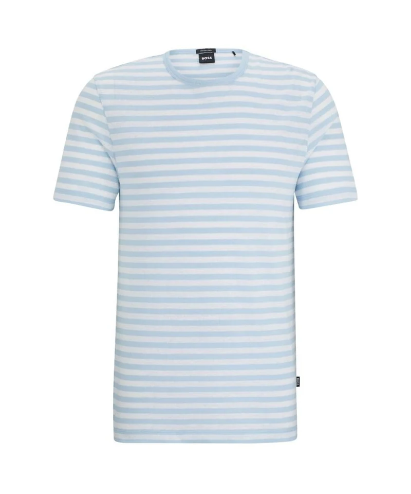 BOSS Rundhals T-Shirt Blau