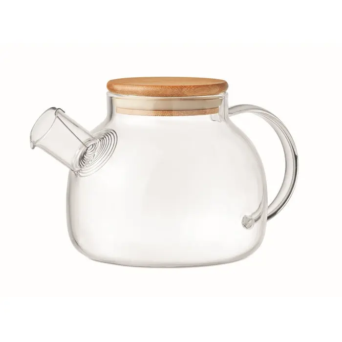 Teekanne Borosilikatglas 850ml MUNNAR - transparent, hitzebeständig, elegant