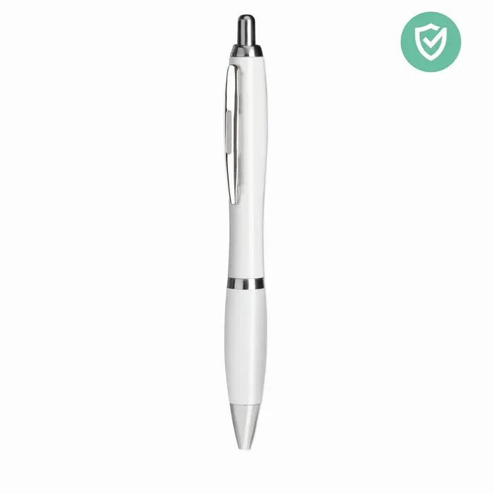Antibakterieller Stift RIO CLEAN - Weiß Hygienischer, Hochwertiger Schreibstift