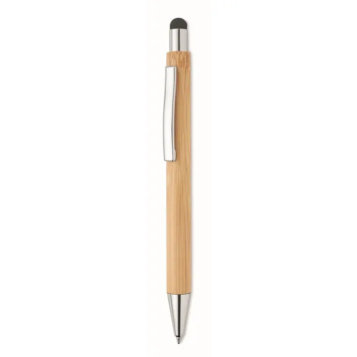 BAYBA Holz Druckkugelschreiber mit Stylus, Multifunktional & Elegant