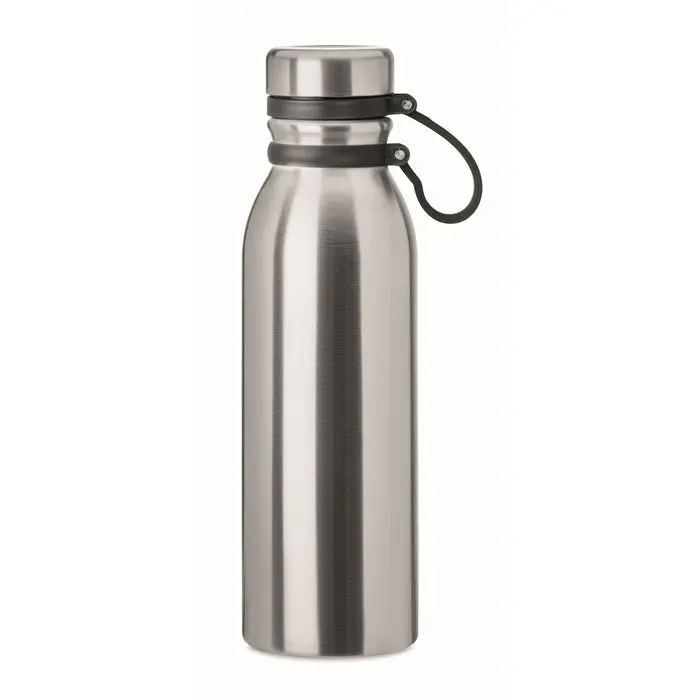 Doppelwandige Flasche 600 ml ICELAND LUX – Stilvolle mattsilberne Thermoflasche