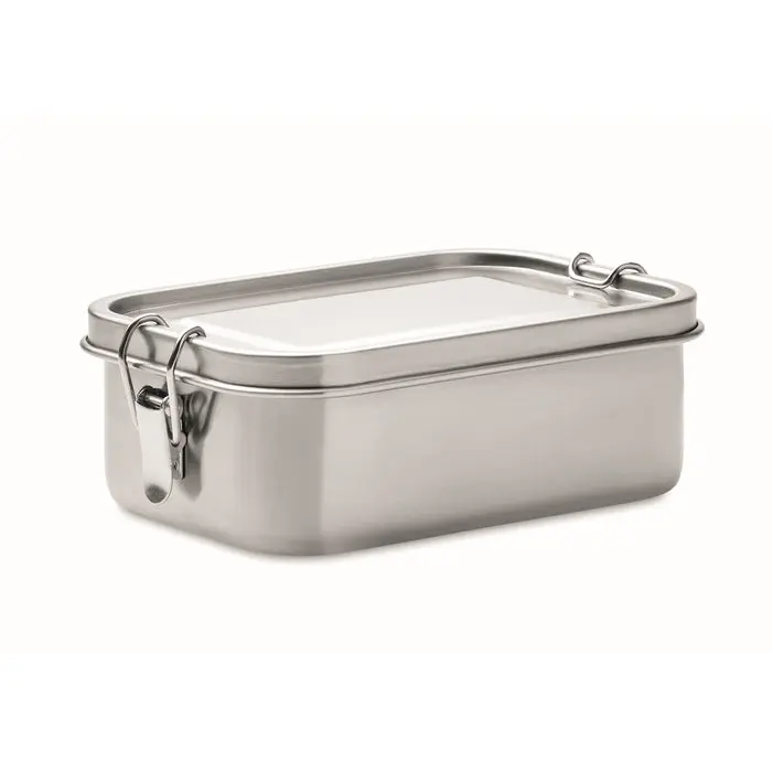 Robuste Lunchbox aus Edelstahl 750ml CHAN LUNCHBOX - Mattsilber - Stilvoll und Praktisch