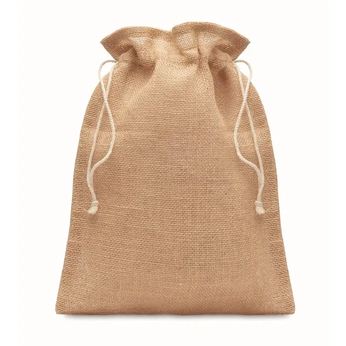 Kleine Jute Tasche 14x22 cm JUTE SMALL - beige - umweltfreundlich und vielseitig für den Alltag