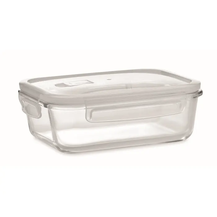 PRAGA LUNCHBOX Glass 900ml - Transparent, Durable, Eco-Friendly Meal Container