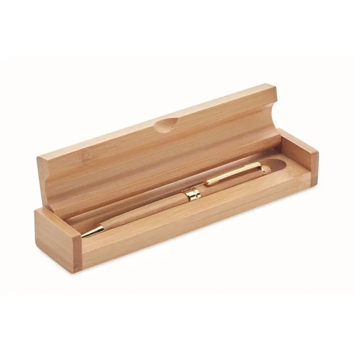ETNA Bambus Drehkugelschreiber, Holz, Elegant & Nachhaltig