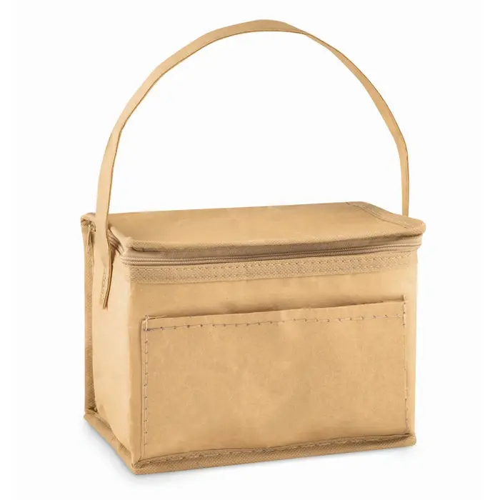 Beige PAPERCOOL Kraftpapier-Kühltasche – Öko & Stilvoll