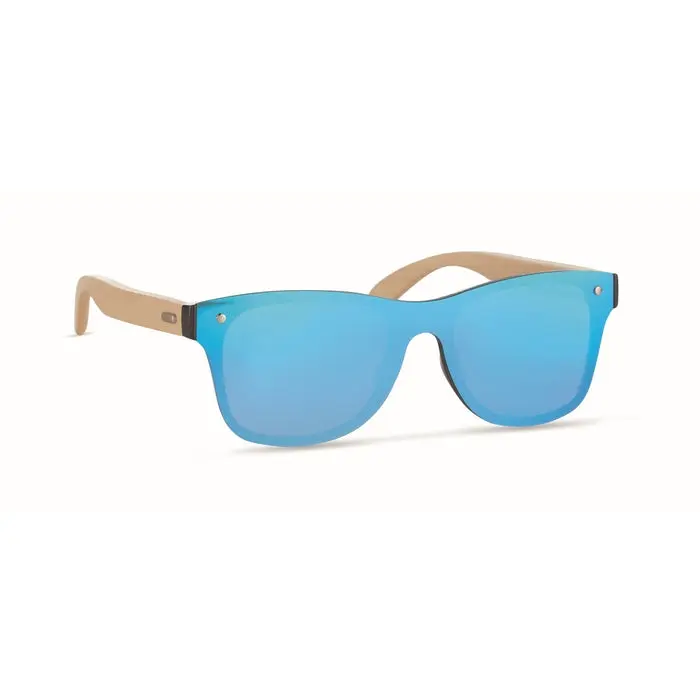 ALOHA Sonnenbrille mit Bambusbügeln in Blau – nachhaltig & modisch
