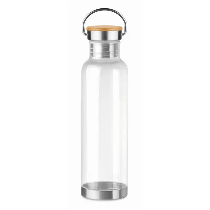 HELSINKI BASIC Tritan Trinkflasche 800 ml, Transparent, Robust & Vielseitig