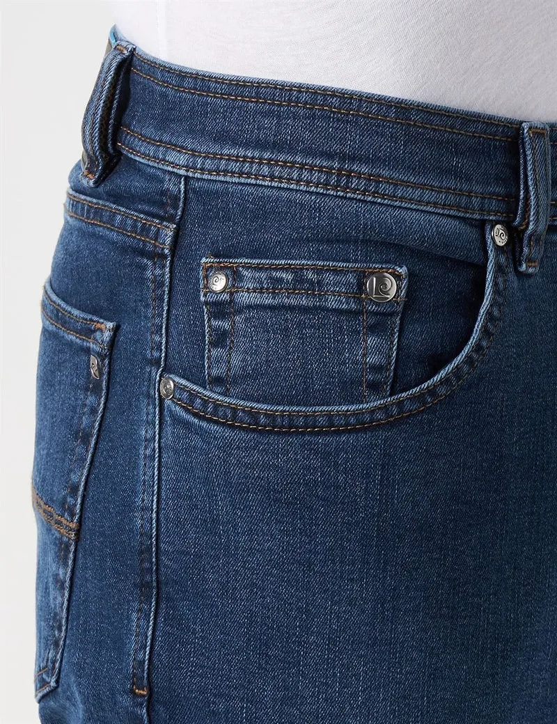 Pierre Cardin Herren Jeans 5-pocket Dijon Blau