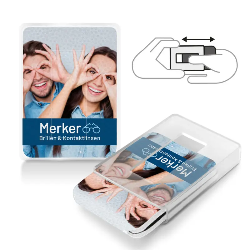 PocketCleaner Brillen- & Displayreiniger mit individuellem Digitaldruck