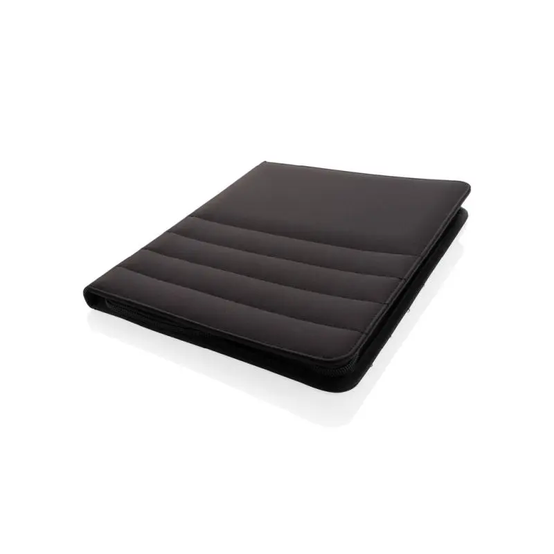 Impact AWARE™ RPET A4 Dokumentenmappe, Umweltfreundlicher Organizer mit Reißverschluss, Schwarz