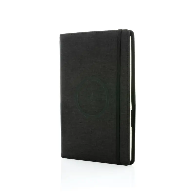 Air 5W kabelloses Ladegerät nachfüllbares A5-Journal-Cover – schwarz