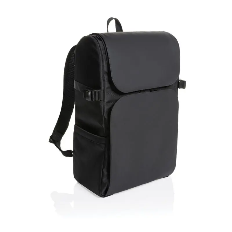 Pascal AWARE™ RPET Deluxe-Wochenendrucksack – Elegant Schwarz