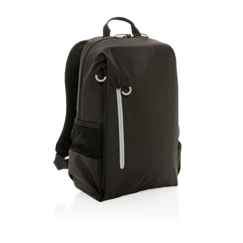 Impact AWARE™ Lima RFID Laptop-Rucksack 15.6, Schwarz-Weiß