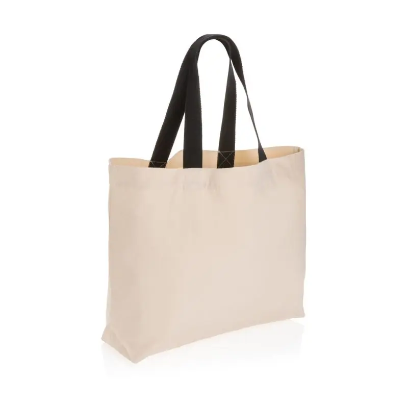 Impact Aware™ Große Tasche aus rCanvas 240g/m², Ungefärbt in Off-White – Nachhaltig & Geräumig