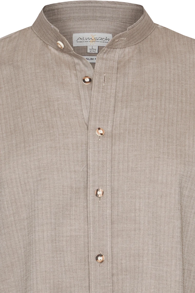 Herren Trachtenhemd fein gestreift Slim Fit