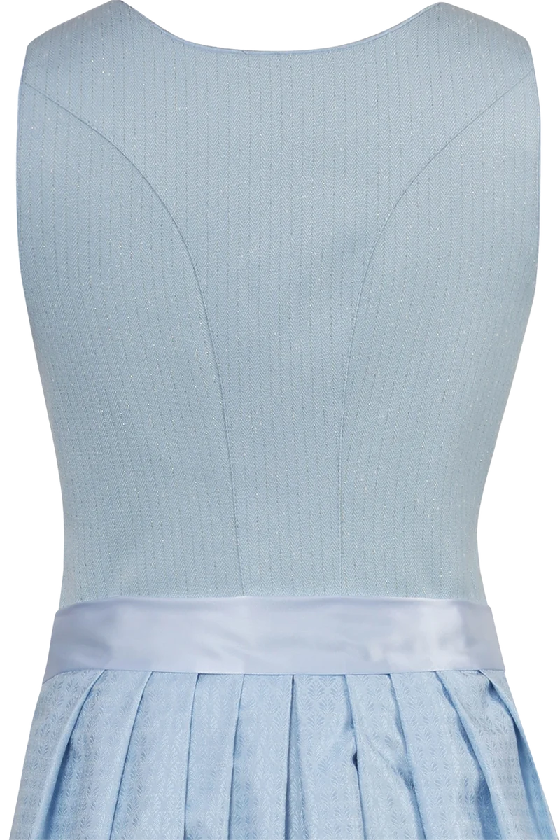 Midi-Dirndl mit glänzenden Lurexfäden