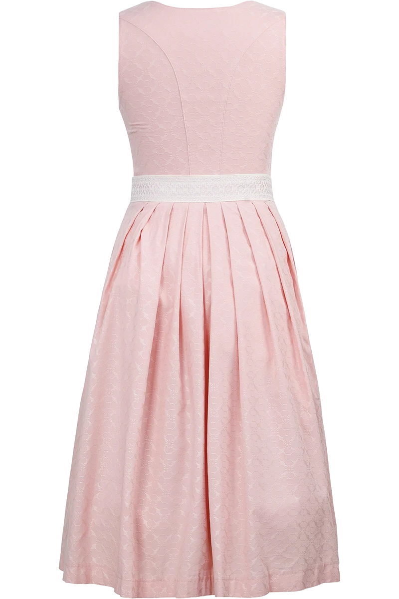 Midi-Dirndl mit gewebtem Ethno-Schürzenband