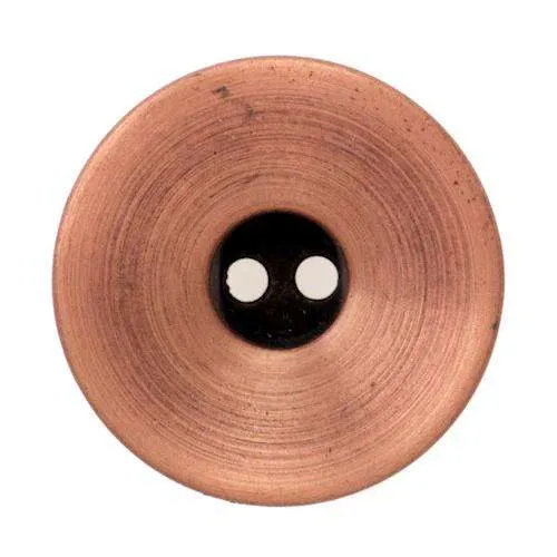 Metallknopf Kupfer – 2-Loch MK-1759K