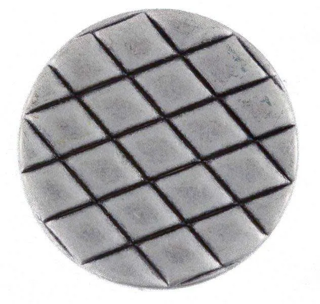 Metallknopf Muster Silber – Öse MK-231S