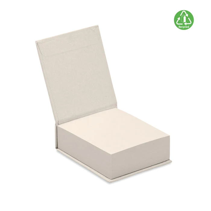 Notizblock aus recyceltem Milchkarton