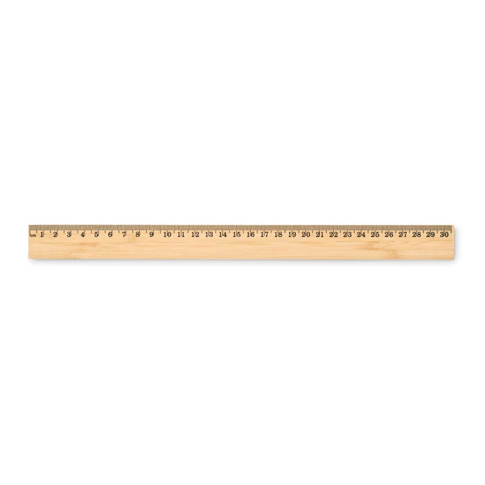 Lineal aus Bambus 30 cm