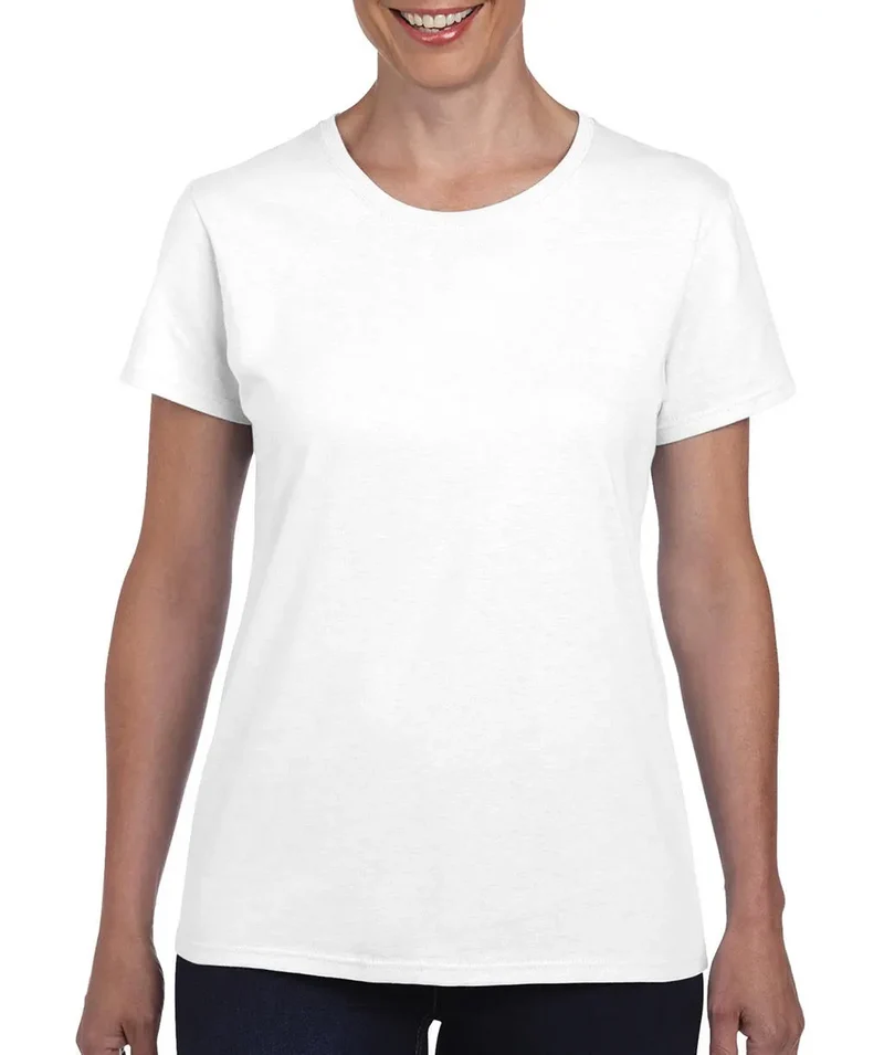 Schweres Damen-T-Shirt aus Baumwolle