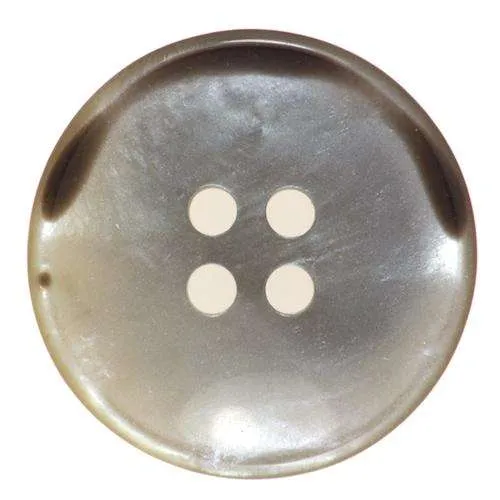 Knopf mit Glanz Grau – Kunststoffknopf KG-38