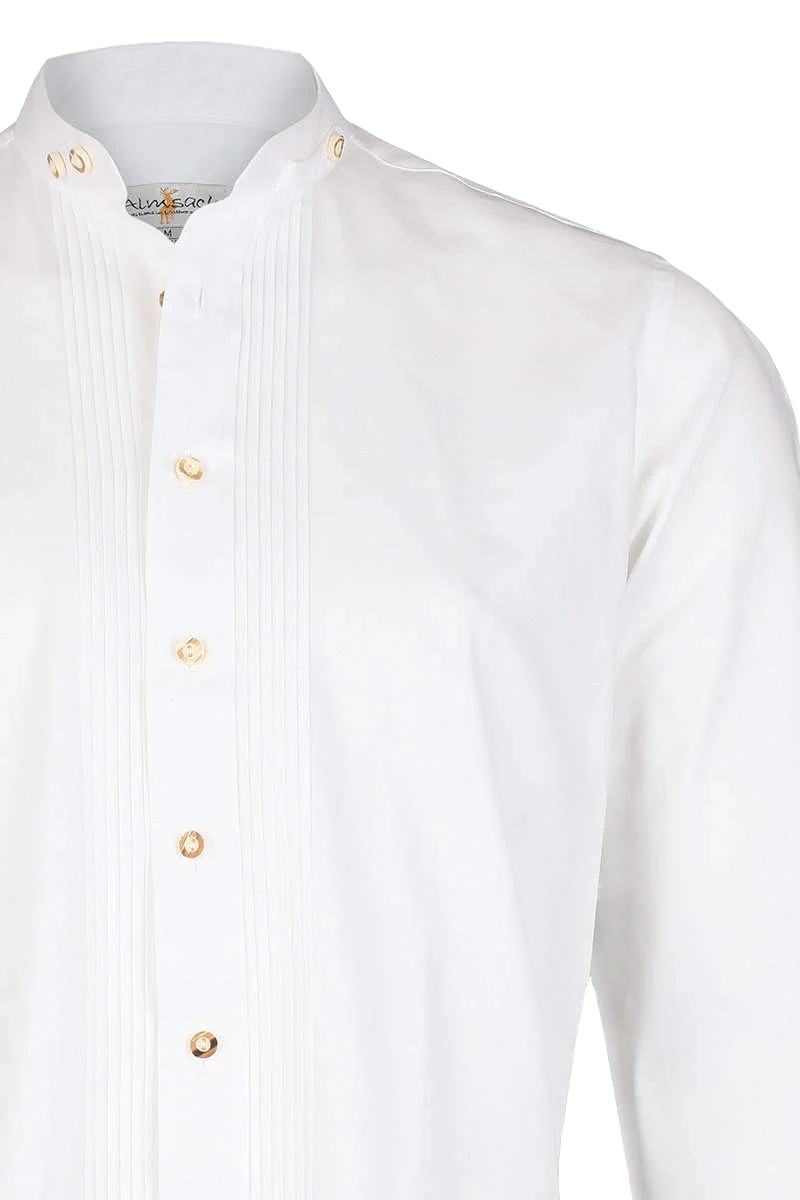 SLIM-FIT Stehkragen uni