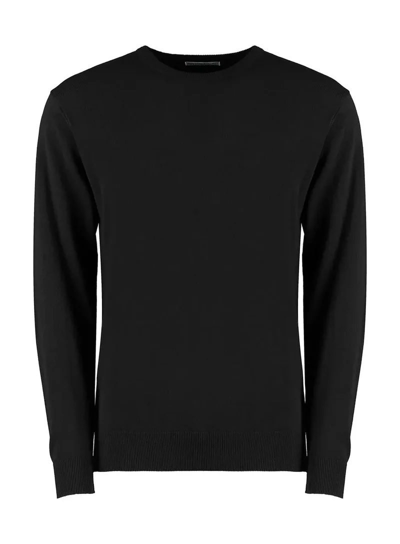 Klassischer Rundhals Pullover im Regular Fit