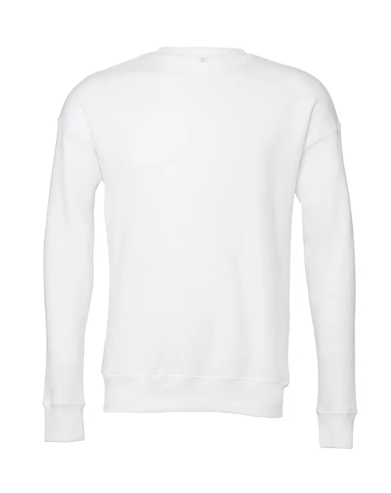 Unisex Fleeceshirt mit Drop Shoulder Schnitt