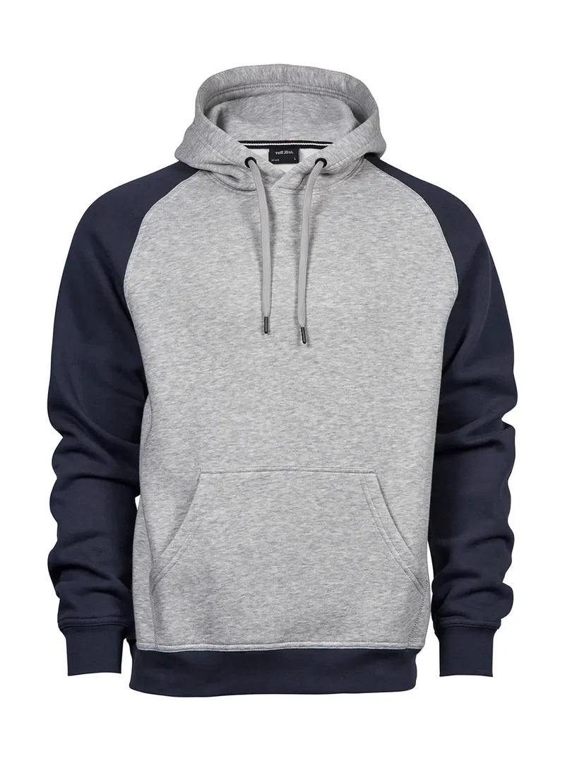 Zweifarbiger Kapuzenpulli