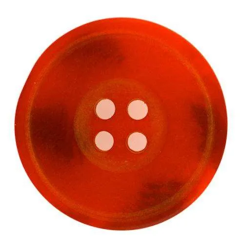 Knopf mit Melierung Orange – Kunststoffknopf KO-30