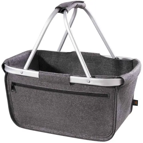 Entdecken Sie den anthrazitfarbenen Filzshopper BASKET – stilvoll, robust und praktisch