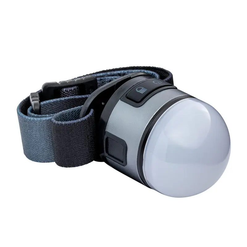 REEVES-CLERDON LED-Kopflampe – Verstellbare Stirnlampe, Grau-Schwarz