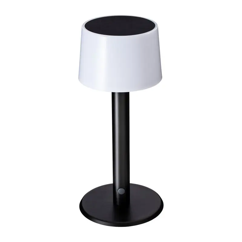 REEVES-AMLINO Kabellose Tischlampe in Schwarz/Weiß - Aufladbar & Stilvoll