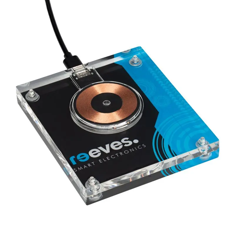 REEVES-GINGCAST Transparent Wireless Charger - Clear Design
