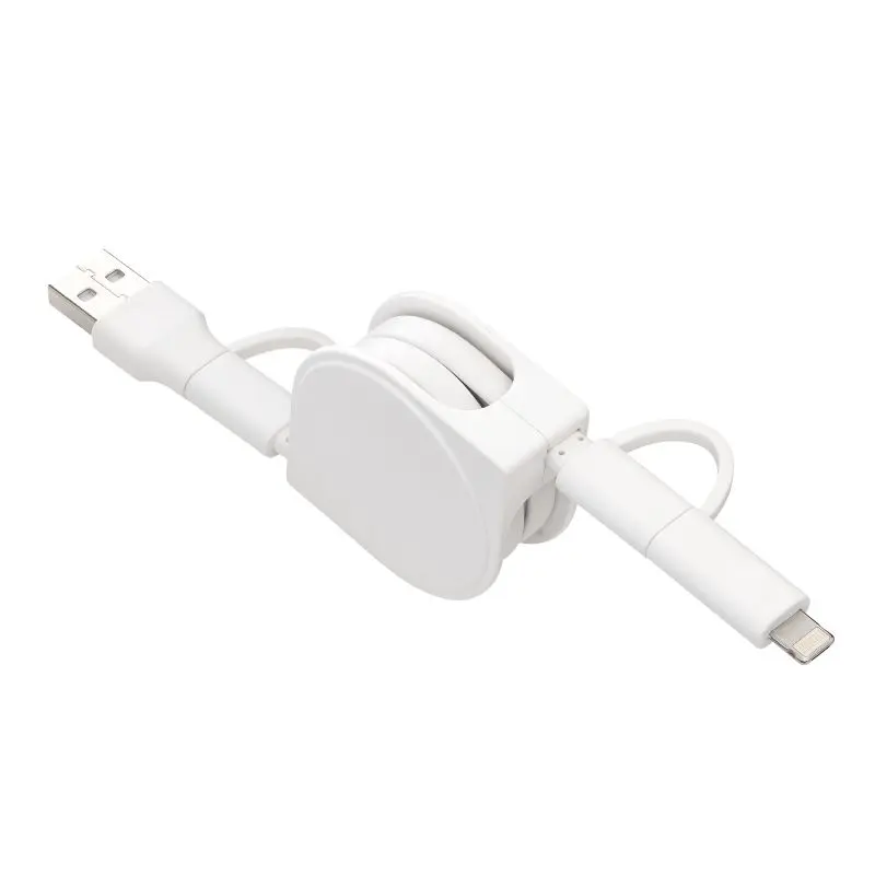 REEVES-SNAKE II 6-in-1 Universal-Ladekabel - Vielseitig in Weiß