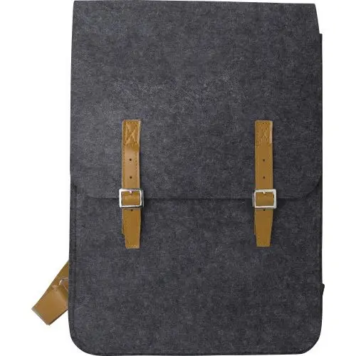 Avery rPET-Filz Rucksack in Grau – Umweltfreundlich und Modisch